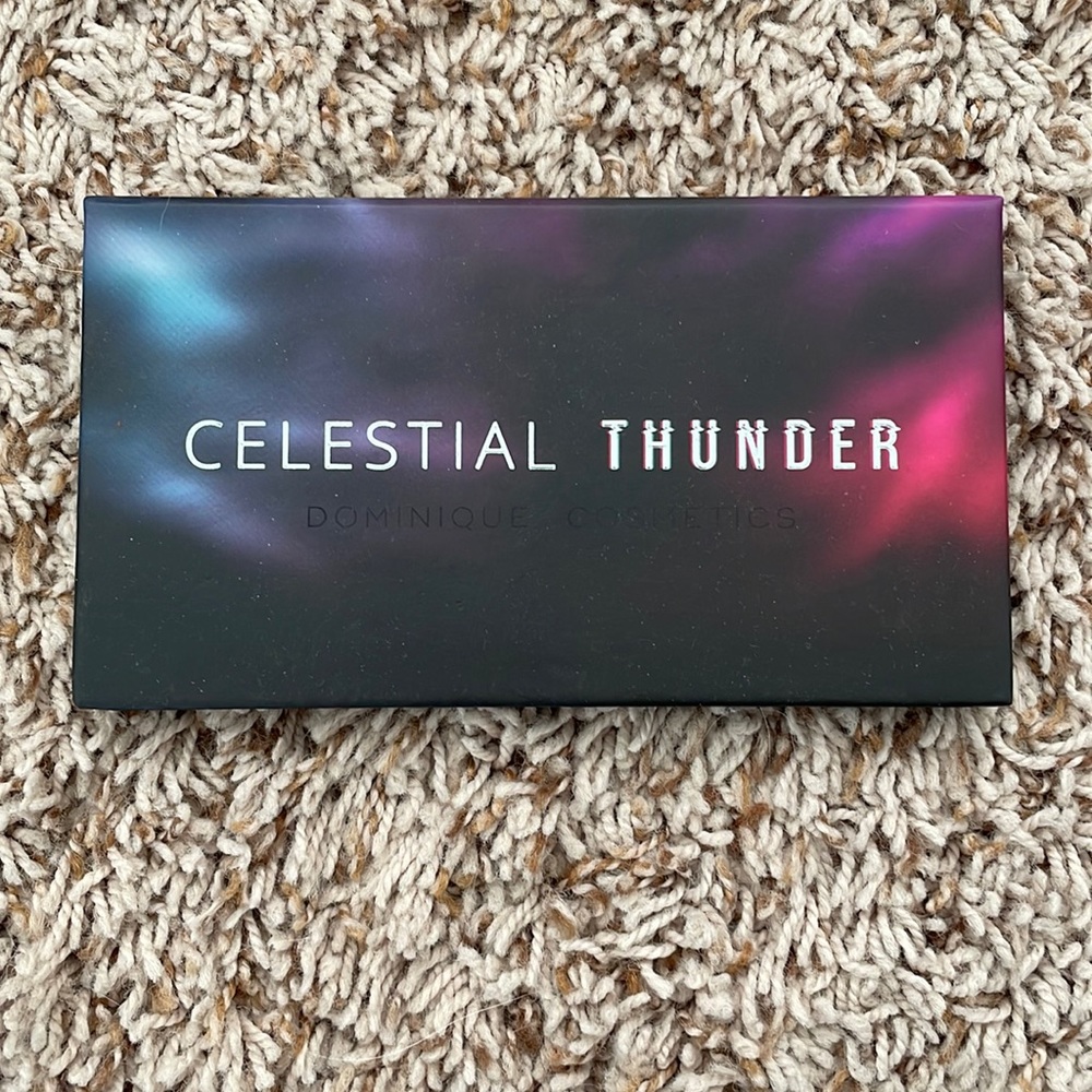 Dominique cosmetics celestial thunder eyeshadow palette